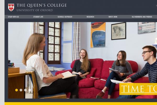The Queen's College, University of Oxford - website homepage