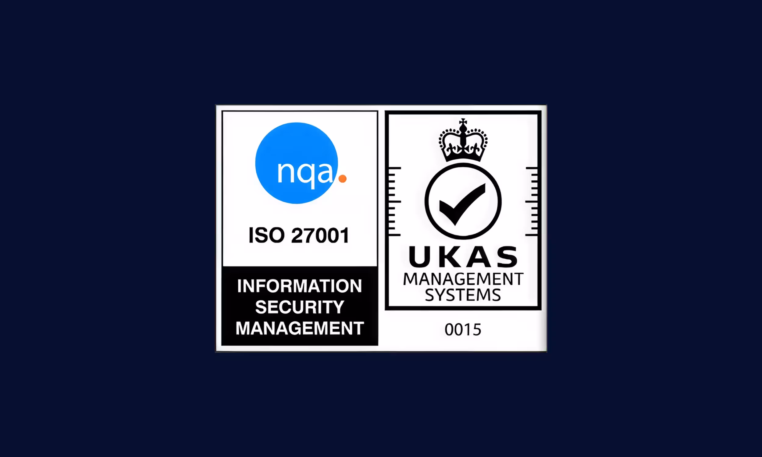 iso 27001 logo banner