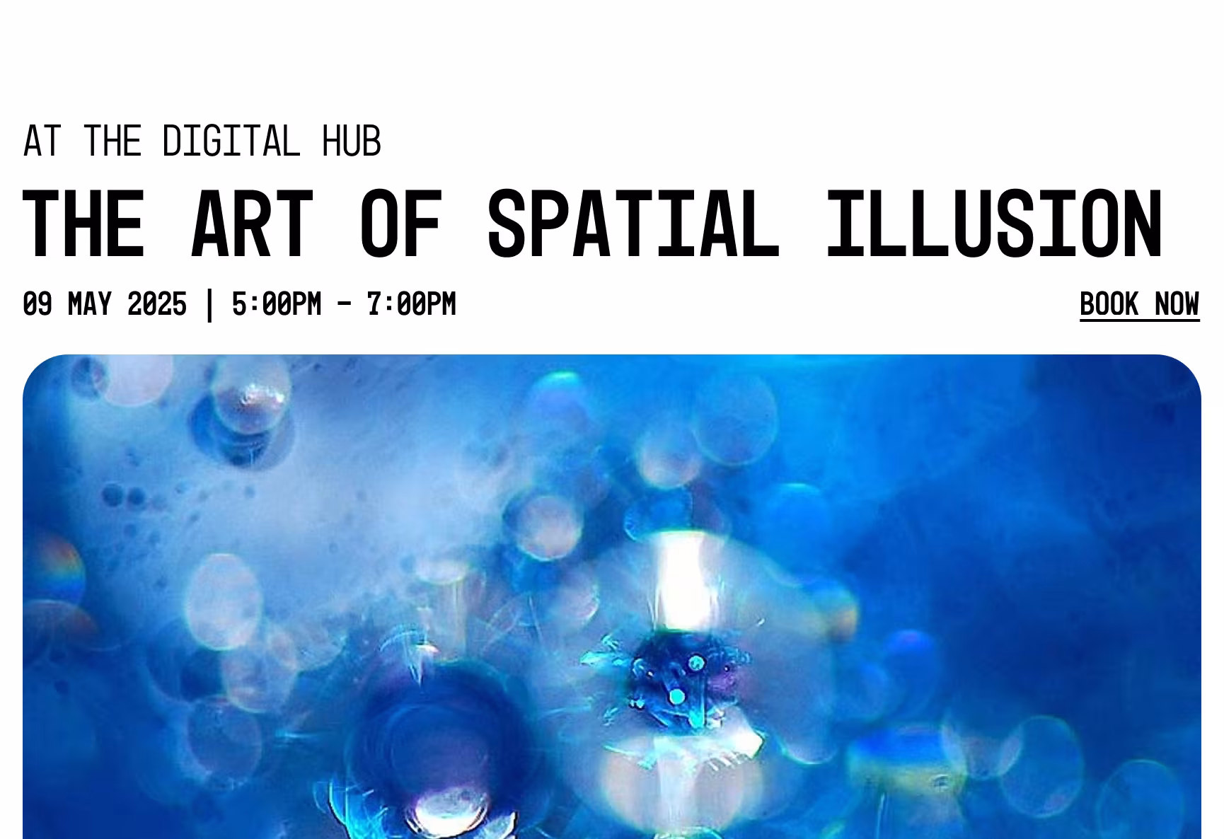 digital hub event page