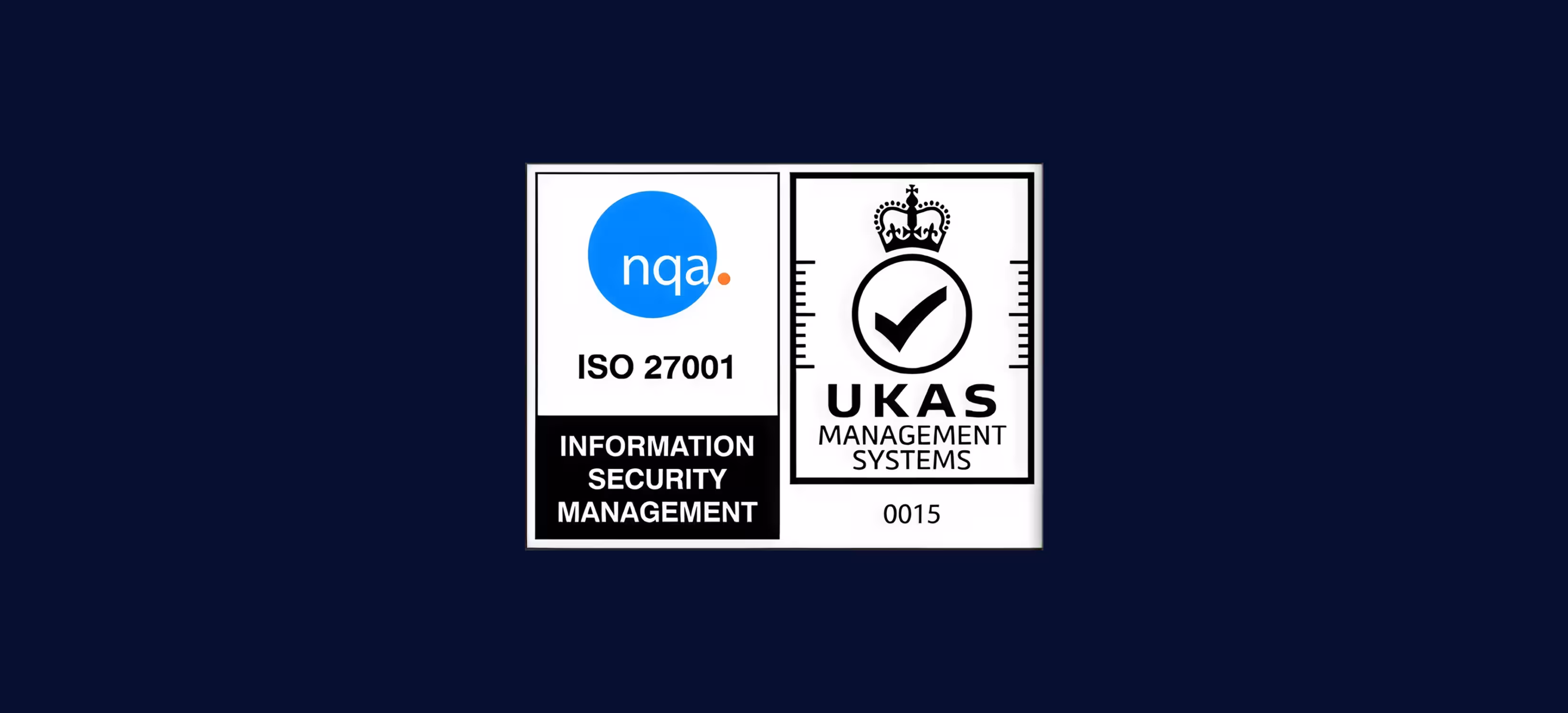 iso 27001 logo banner