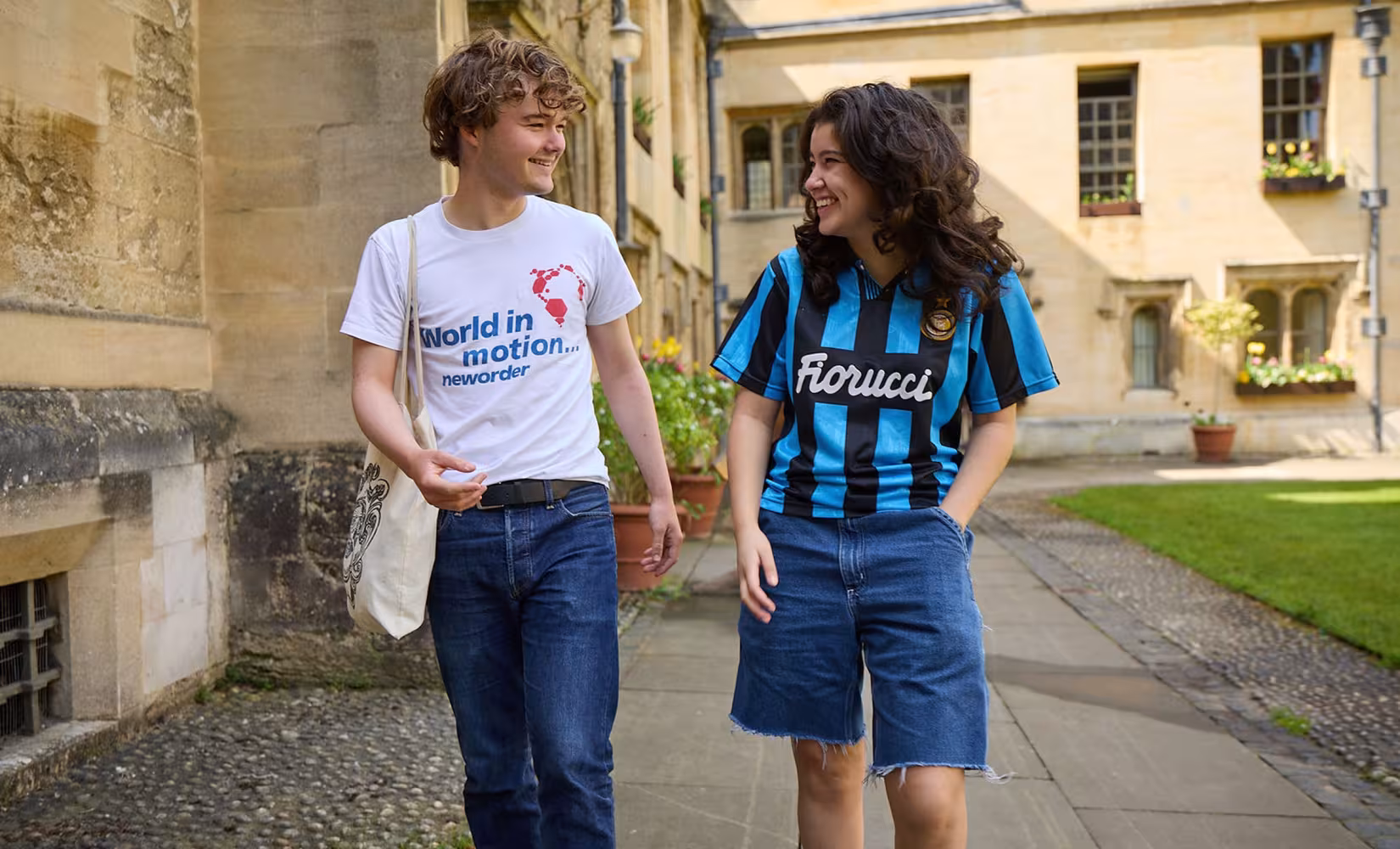 brasenose students in quad