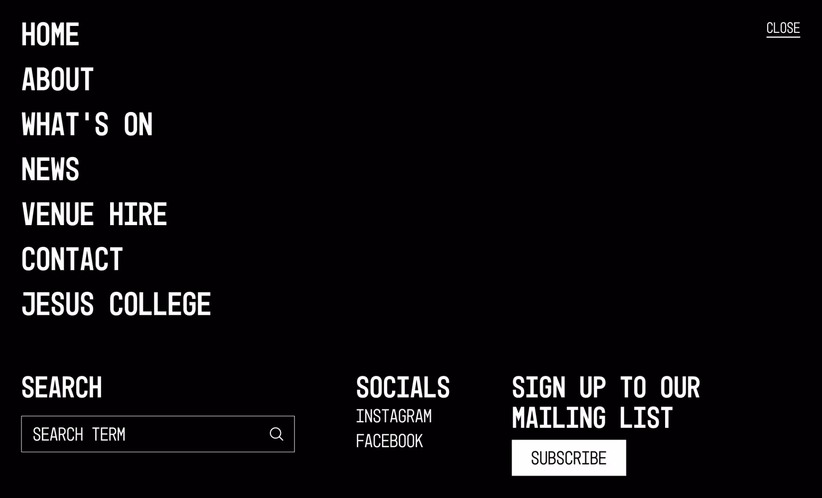 digital hub menu
